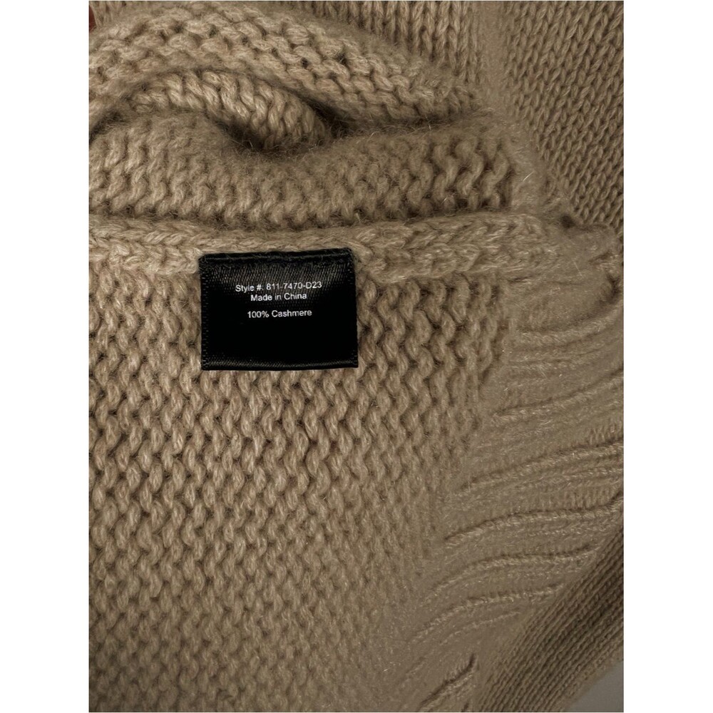 Jenni Kayne Cashmere Amelia Crewneck Sweater in Warm Sand Size Small - Picture 6 of 8